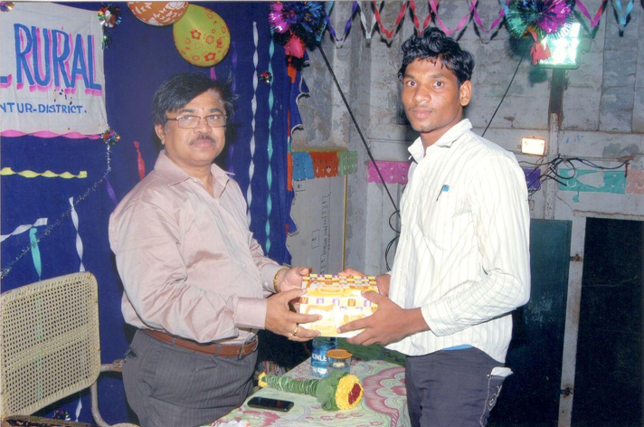 Dr.M. V. N Sarma Garu Distributing Awards