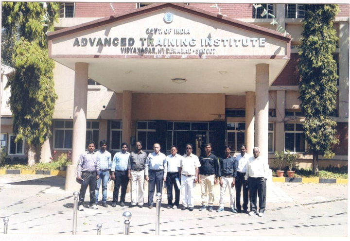 B.R Sastry Garu with the Staff at ATI