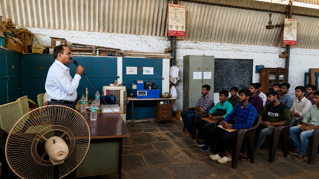 Speaker address during placement seminar